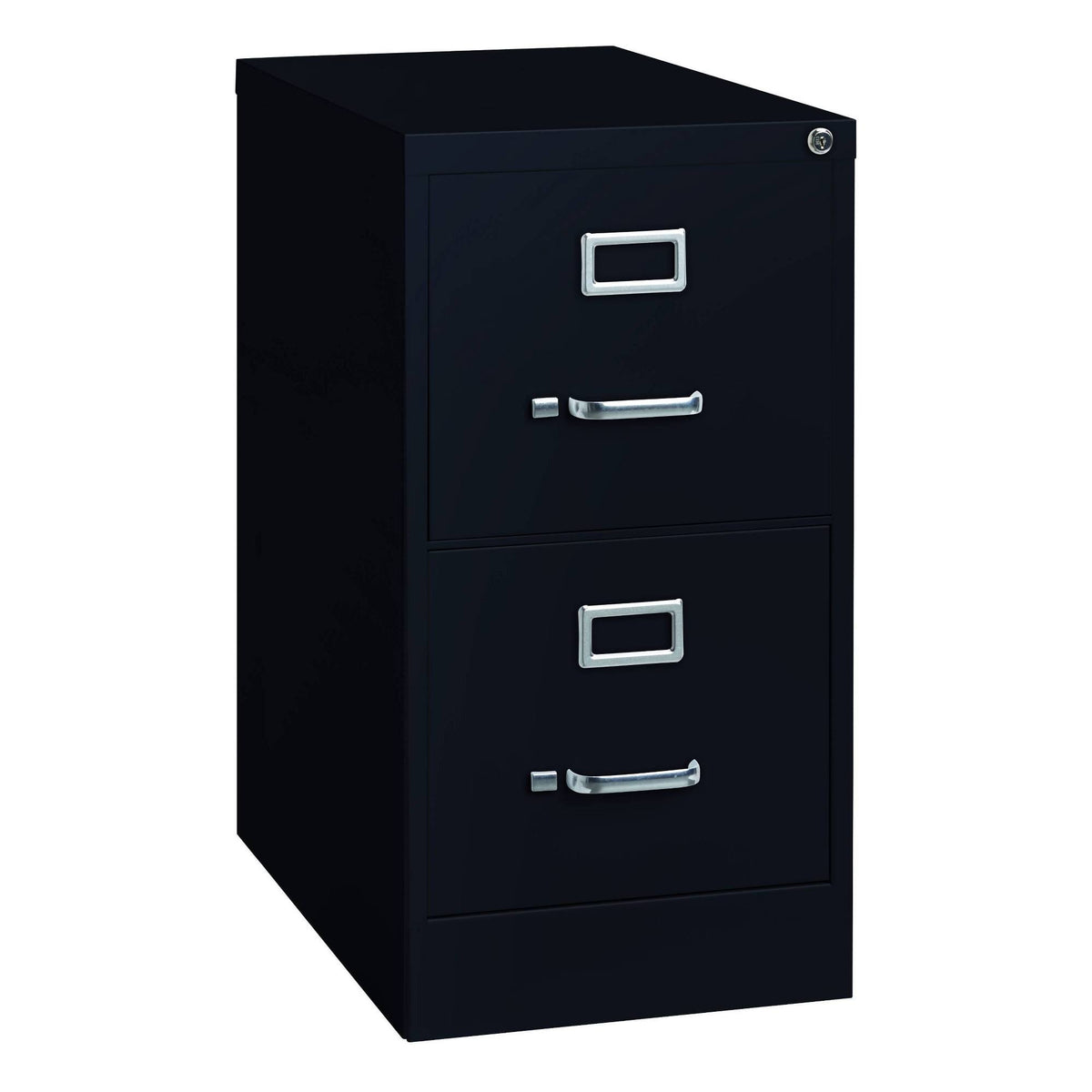 Black 2 Drawer Vertical File Cabinet R382