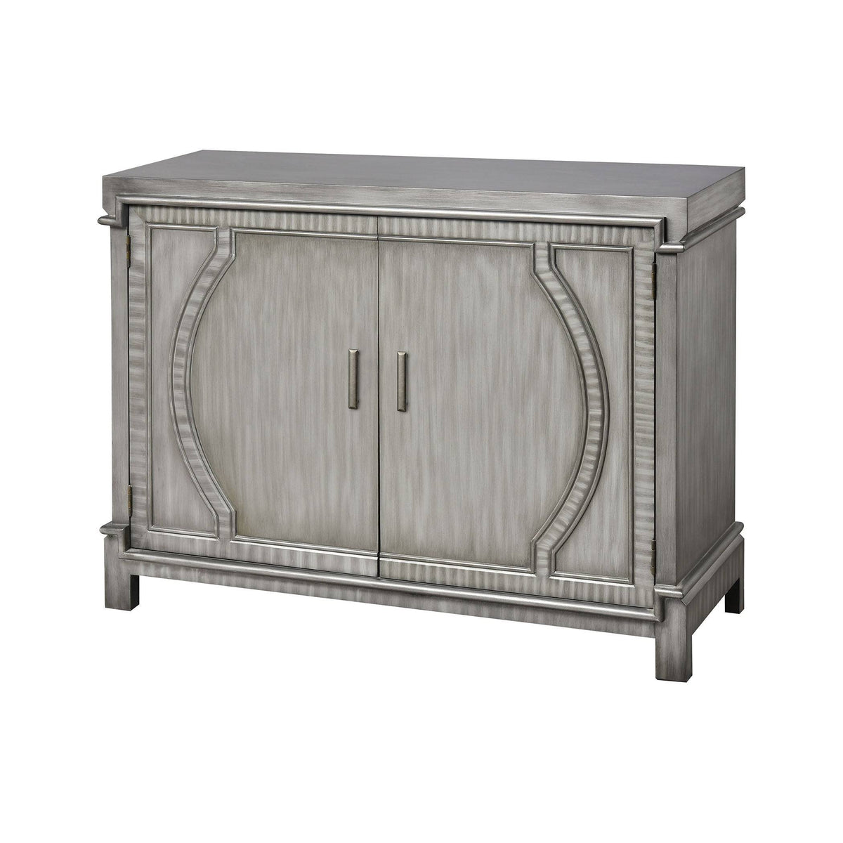 Antique Silvered Gray Cabinet N6113