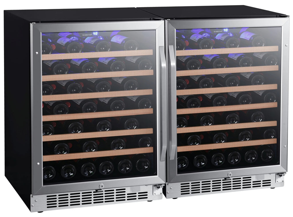 48" Wide 106 Bottle Built-In Side-By-Side Wine Cooler X24821