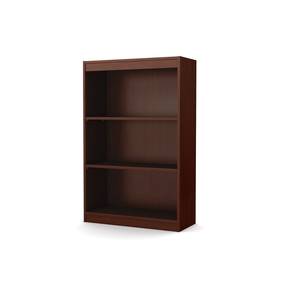 Royal Cherry 3-Shelf Bookcase S804221