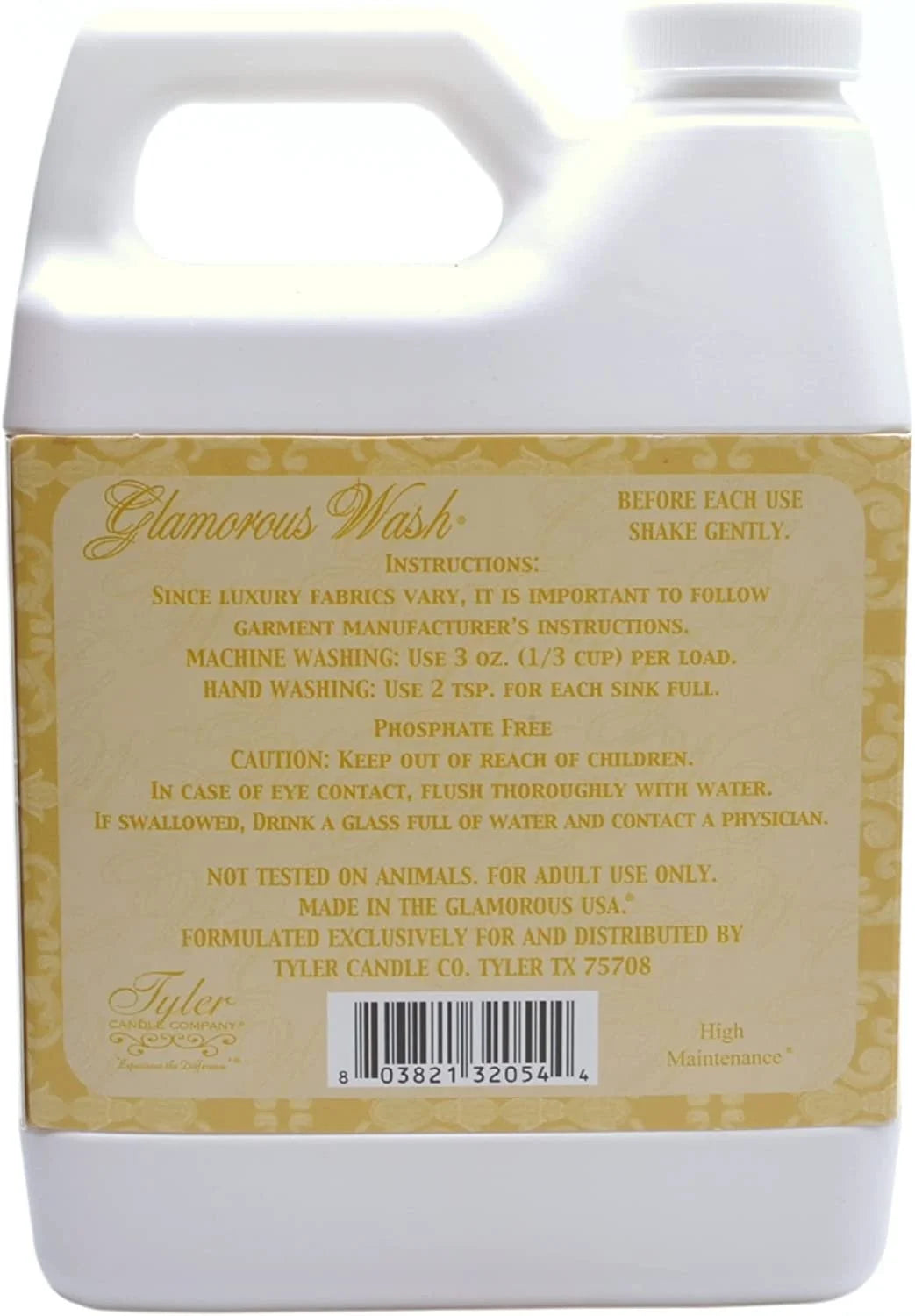 High Maintenance Laundry Liquid Detergent - 1 Container, 907g P45690