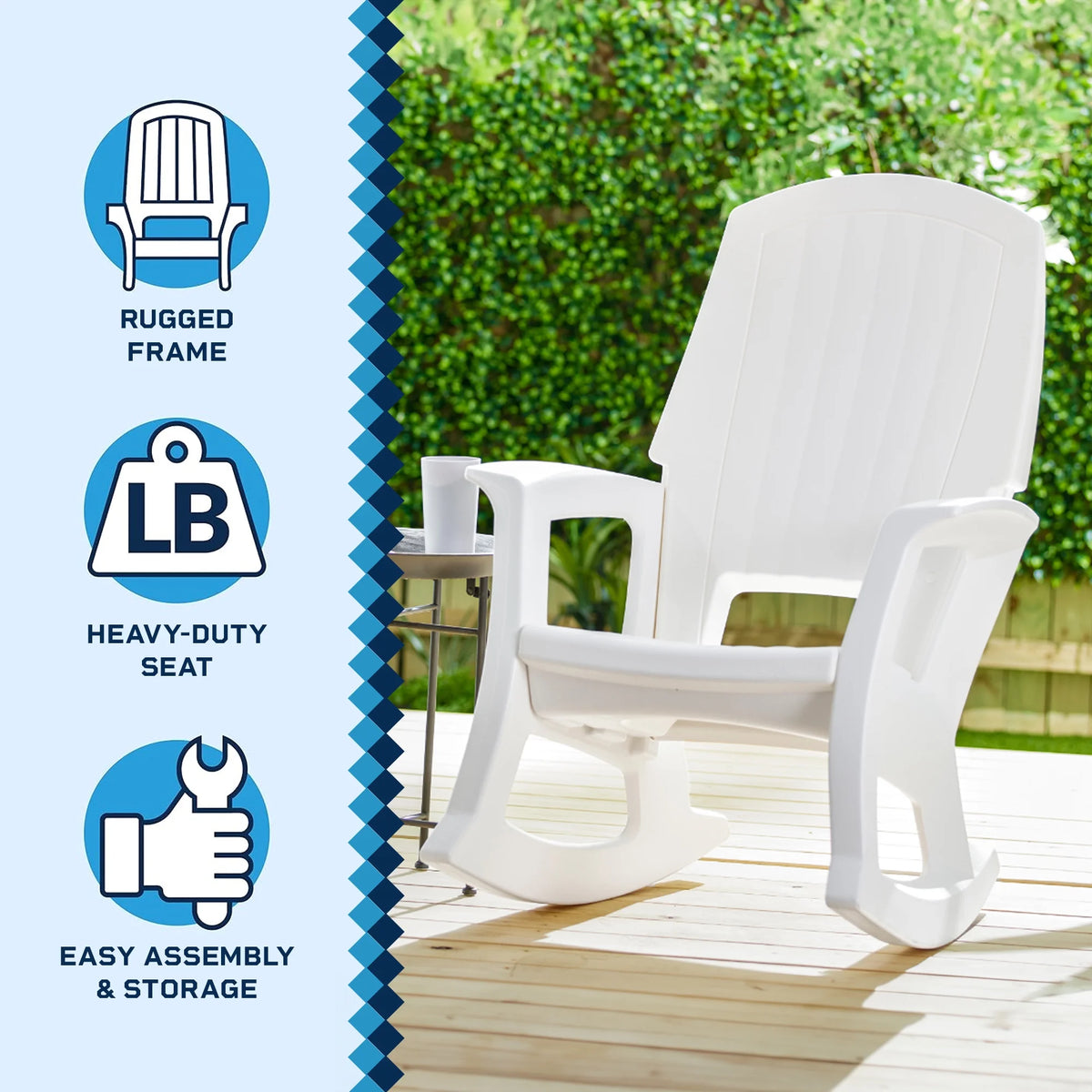 Plastic Rocking Chair K91230