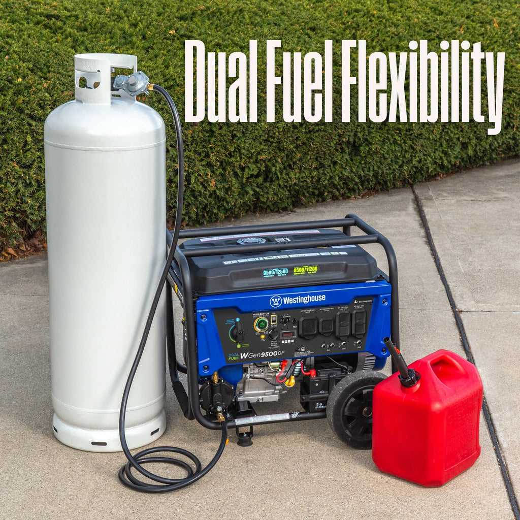 12,500 Peak Watt Dual Fuel Portable Generator U70798