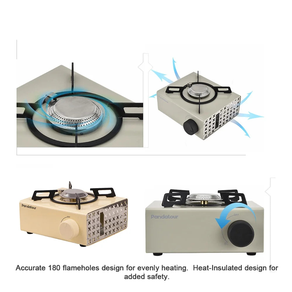 Portable Metal Barbecue Suction Stoves 2000w C634