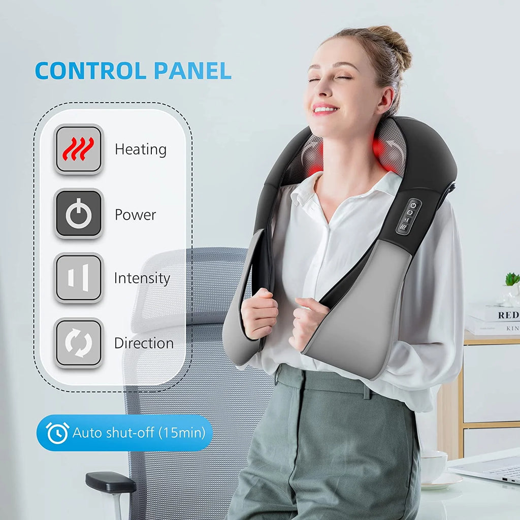 Shiatsu Neck & Shoulder Massager with Heat S118665