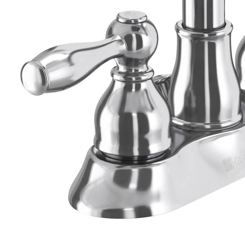 2-Handle High-Arc Bathroom Faucet in Polished Chrome B916444