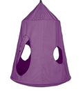 Purple Nylon Hanging Tent with Inflatable Cushion C65837