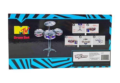 Desktop Drum Set Mini Drum Kit Tabletop Percussion S959399