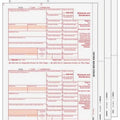 1099-DIV 4-Part Laser Tax Form Set P791