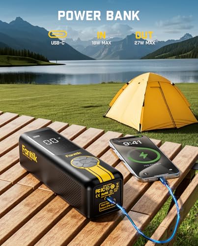 Portable Air Compressor 150PSI Cordless Tire Inflator U456194