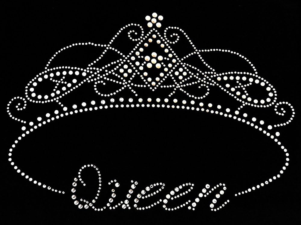 Queen Crown Crystal Diamond Bling Rhinestone Studded Car Seat Covers Set E175438