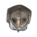 Aged Silver Flush Mount T9396