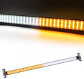 120 LED Red Blue Interior Windshield Strobe Light Bar Pack of 2 C13166