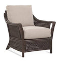 32x22 Wide Armchair Blue Gray Beige Stripe W449962