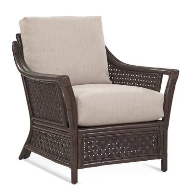 32x22 Wide Armchair Blue Gray Beige Stripe W449962