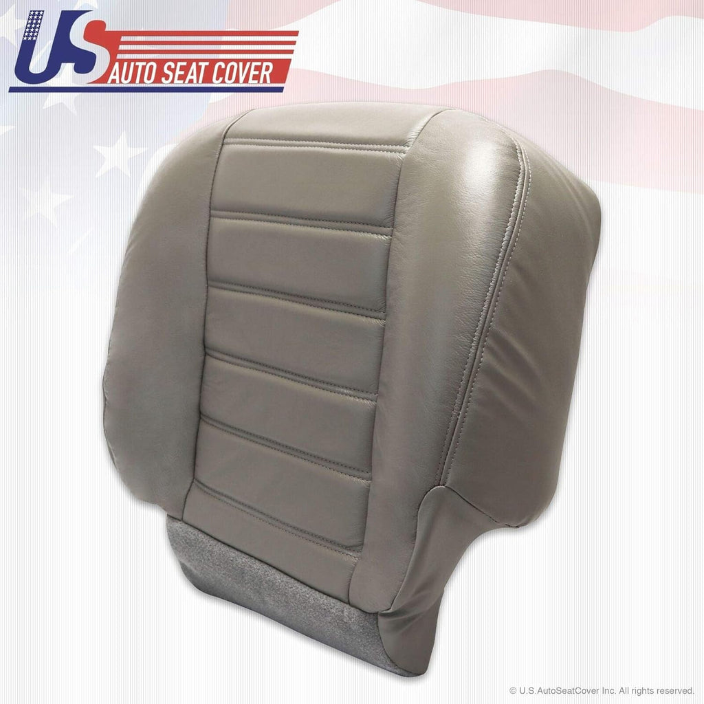 Gray Synthetic Leather Seat Cover Pack of 2 W831