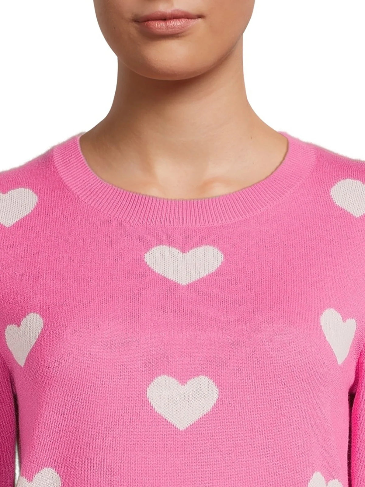 Print Crew Neck Sweater V18782