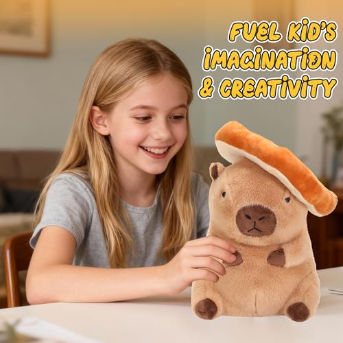 Capybara Plush with 10 Pcs Clothes & Accessories Y47335