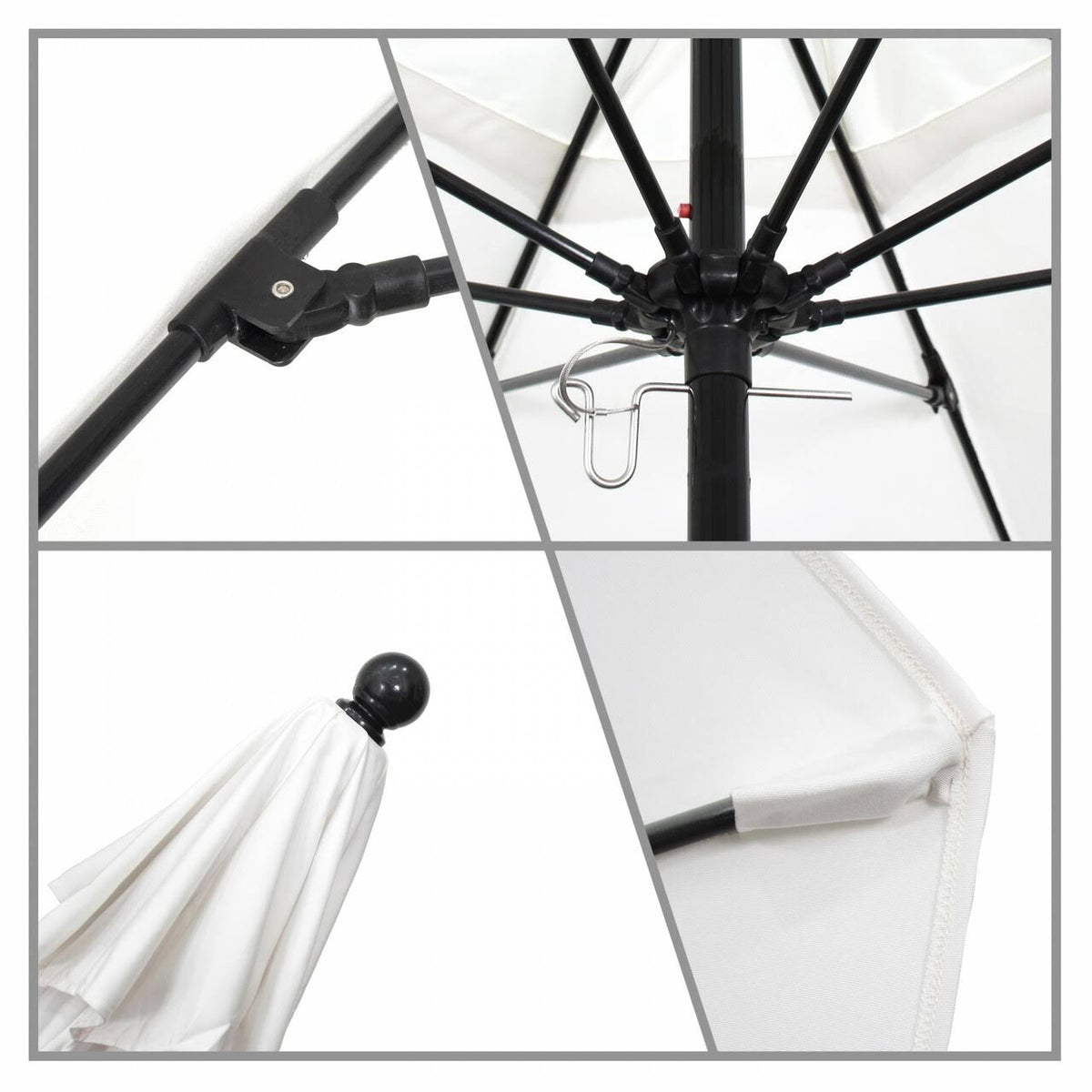 Taupe 7.5 ft. Patio Umbrella M5390
