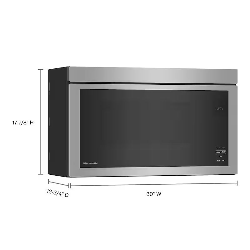 1000-Watt Stainless Steel Over-the-Range Microwave W98441