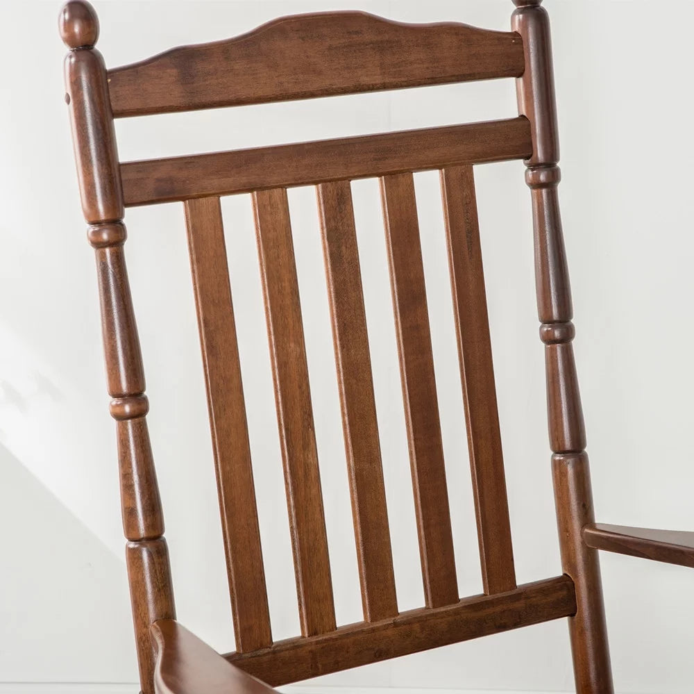 Brown Wooden Outdoor Rocking Chair Z6725