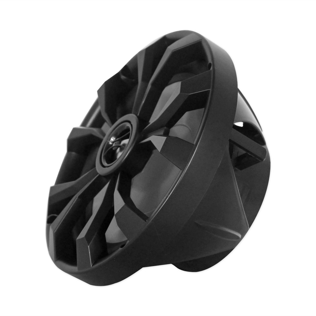 8" LED 900 Watt 360° Swivel Black Aluminum Wakeboard Tower Speakers S3836