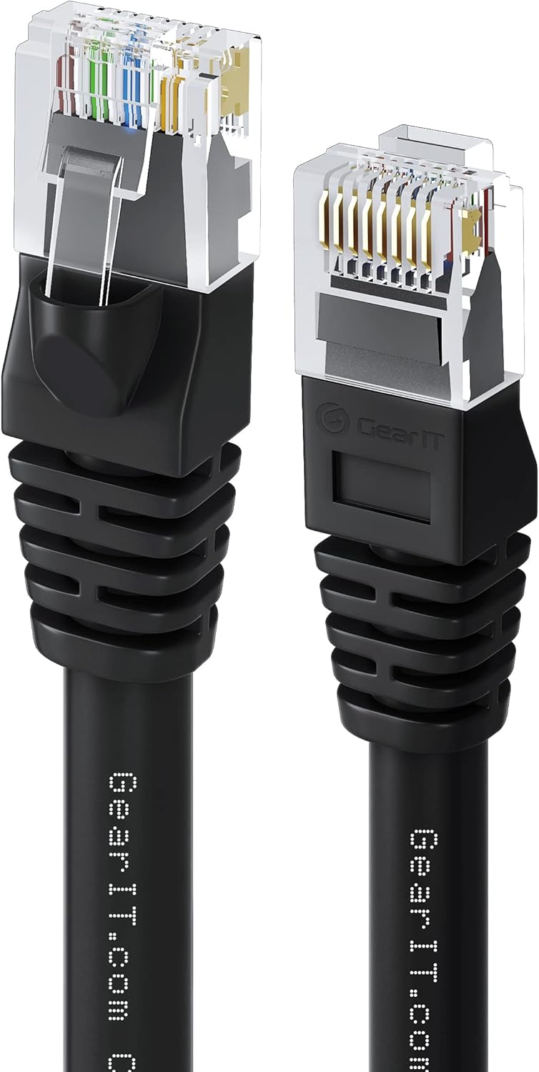 Cat6 Ethernet Cable 1 ft 50-Pack Black E32762