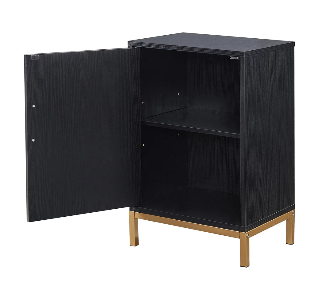 Wood Accent Cabinet Side Table X14970