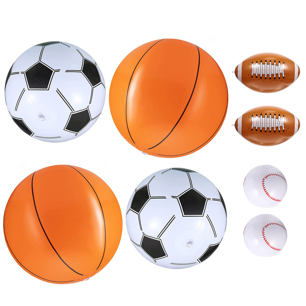 16 Pcs Inflatable Beach Ball Set W129996