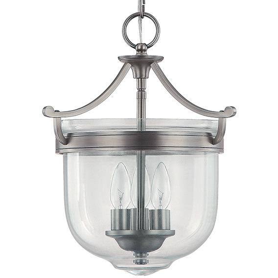 Antique Nickel 3 Light Foyer H1213