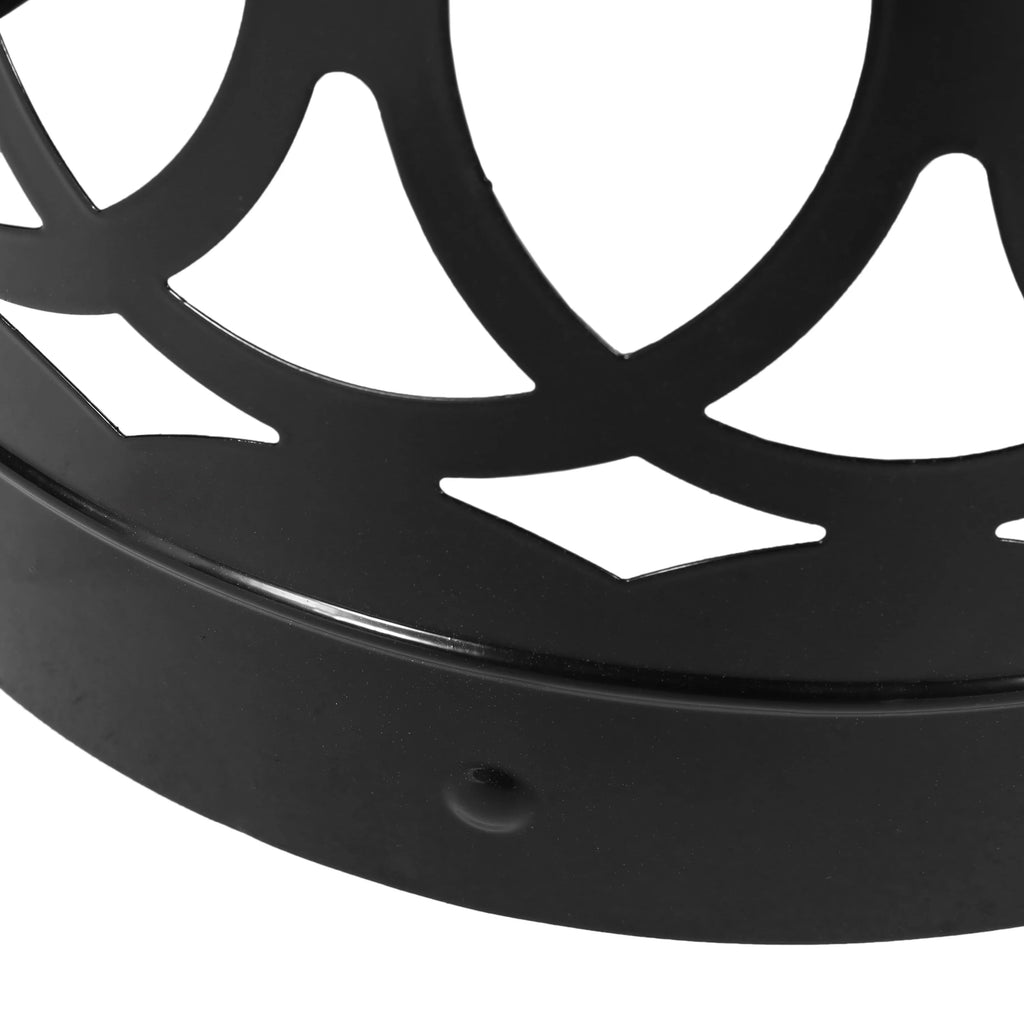 Black 18 inch Metal Side Table M4452