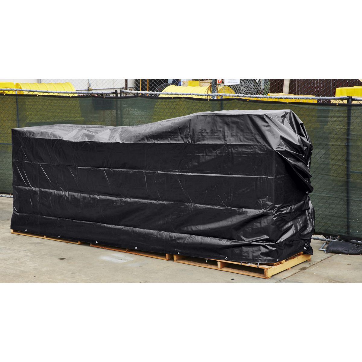 18 ft. x 24 ft. Silver and Black Weather-Resistant Tarp S3660