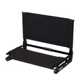 Portable Folding Bleacher Seat, Black W55953