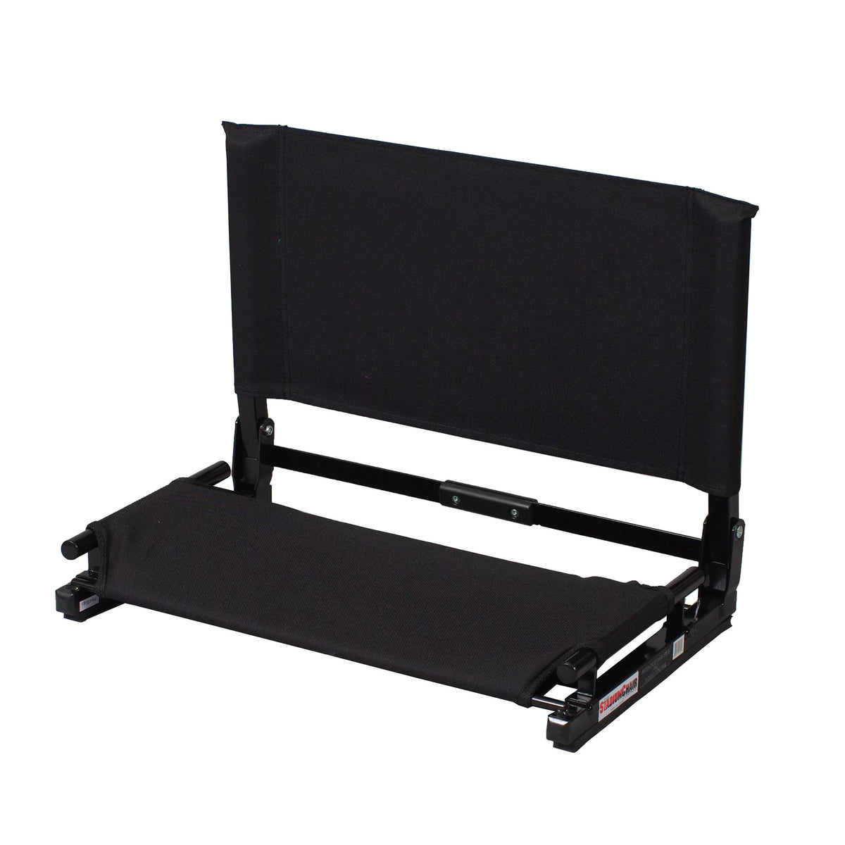 Portable Folding Bleacher Seat, Black W55953