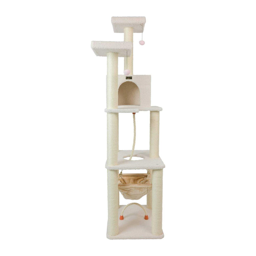 Real Wood Ivory Cat Tree B183