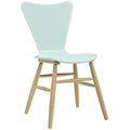 Light Blue Wood Side Chair E104453