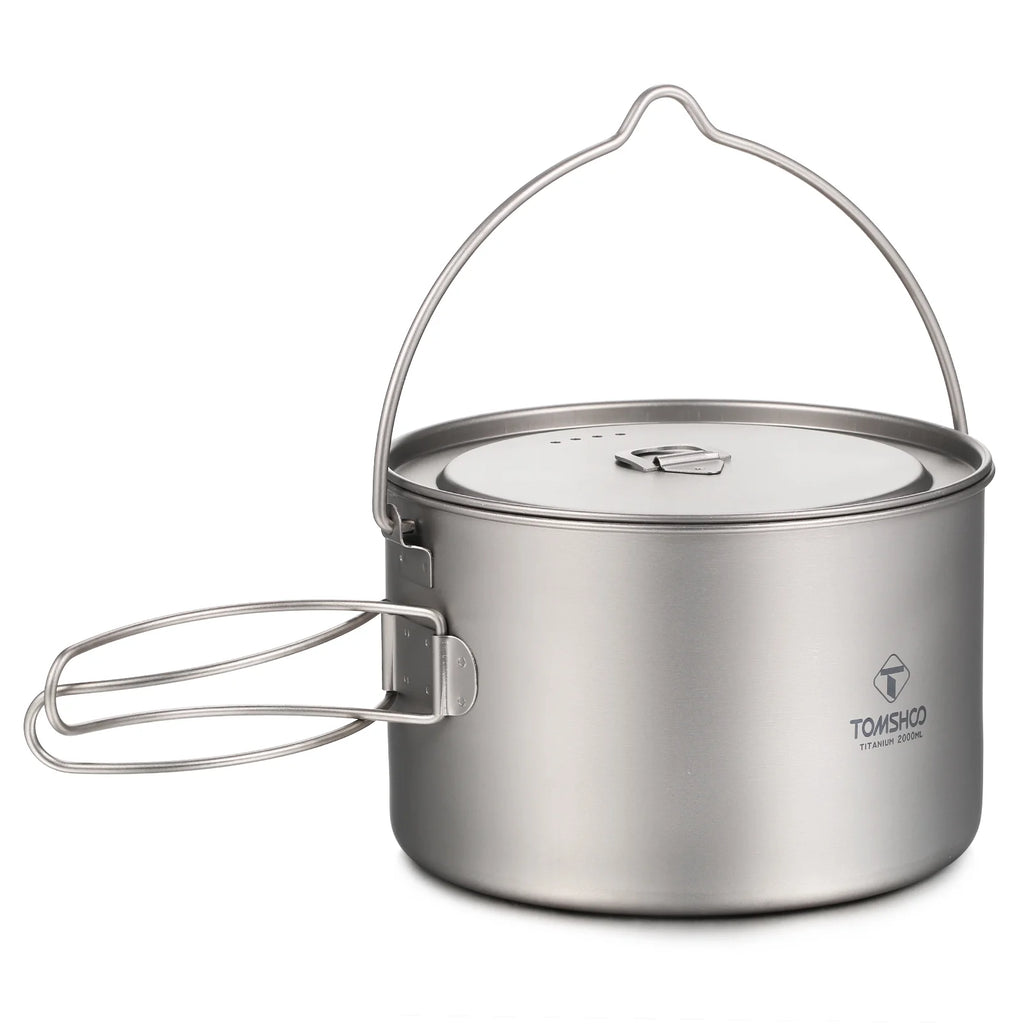 Titanium Camping Cookware with Lid L72617