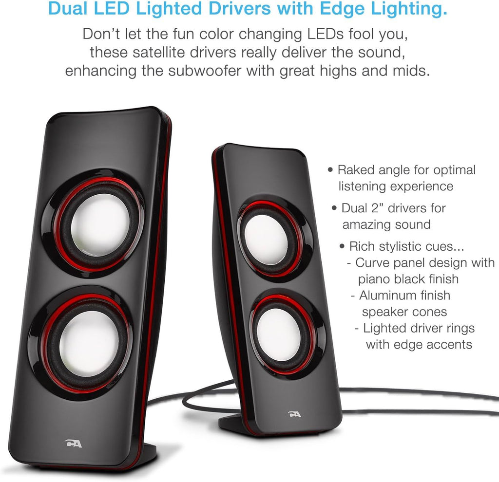 2.1 Bluetooth Subwoofer Speaker System, Pack of 2 H2111