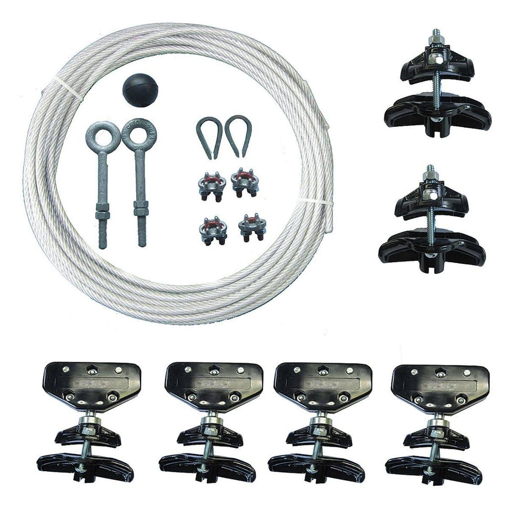 Festoon System Kit, 1/4 in Rope, L 40 ft S46633