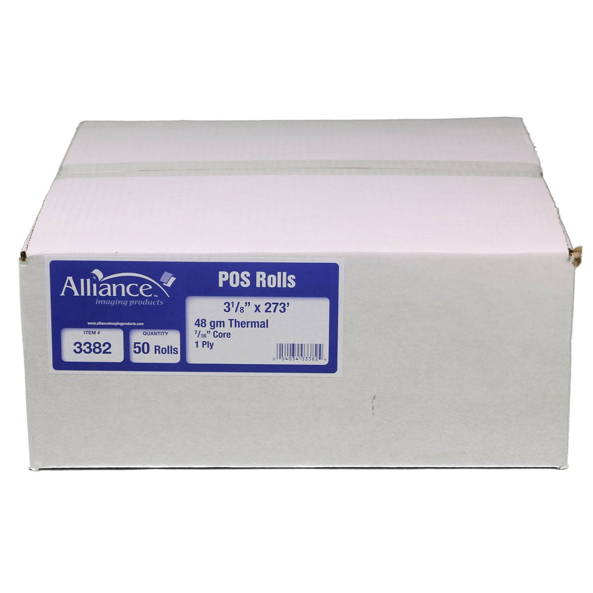 1-Ply Thermal Paper POS Rolls (Carton of 50 Rolls) M59601
