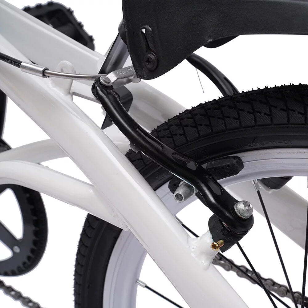 20-inch Folding Bike 7 Speed White X741
