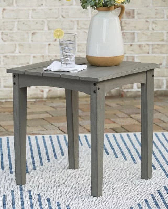 Gray Resin End Table J232