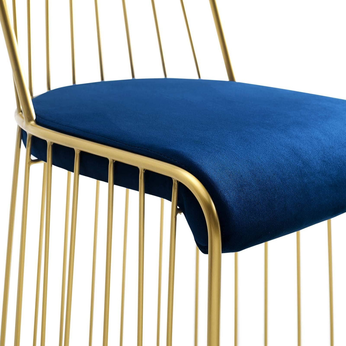 Navy Velvet Dining Chair N5393