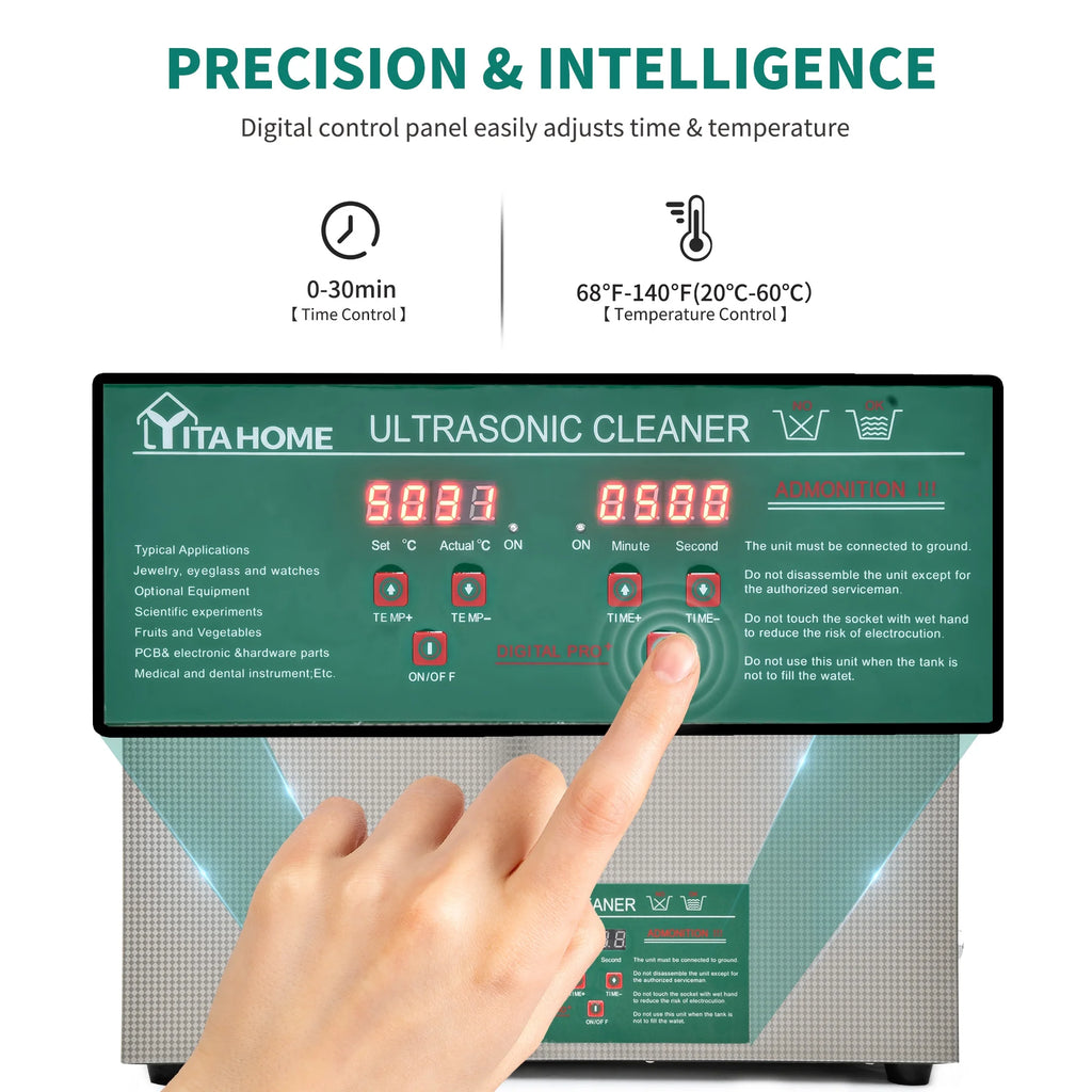 Ultrasonic Cleaner 6L with Heater and Timer R889