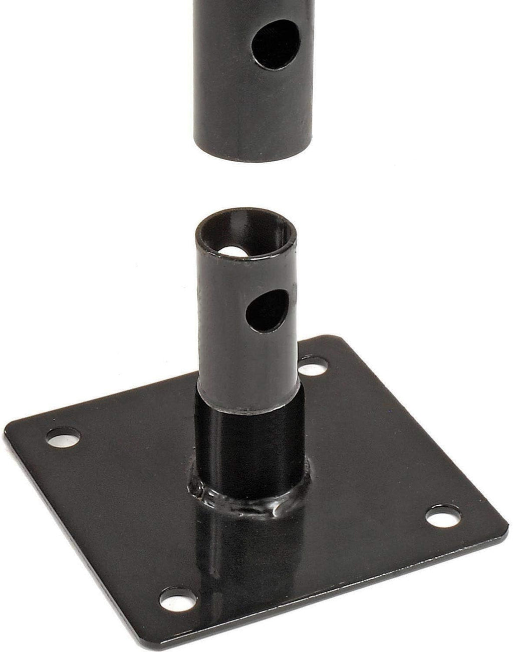 68L Black Flange Mount Bike Rack, 7-Bike Capacity T9559