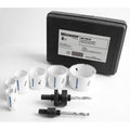 8 Pc Bi-Metal Hole Saw Kit C1714