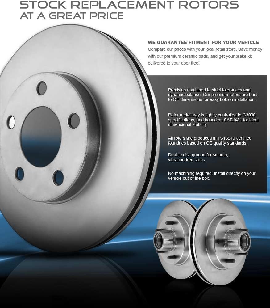 285 mm Brake Rotors Set F48314