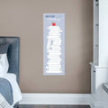 Removable Dry Erase Vinyl Wall Decal in Blue Y91603