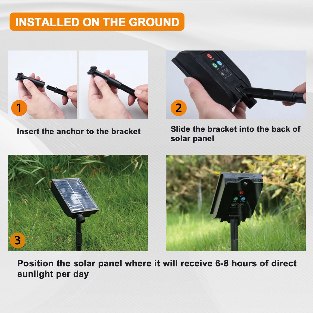 Solar-Powered Globe String Lights 39 ft 100 LED with Remote Control, 8 Modes, Waterproof Warm White T8709