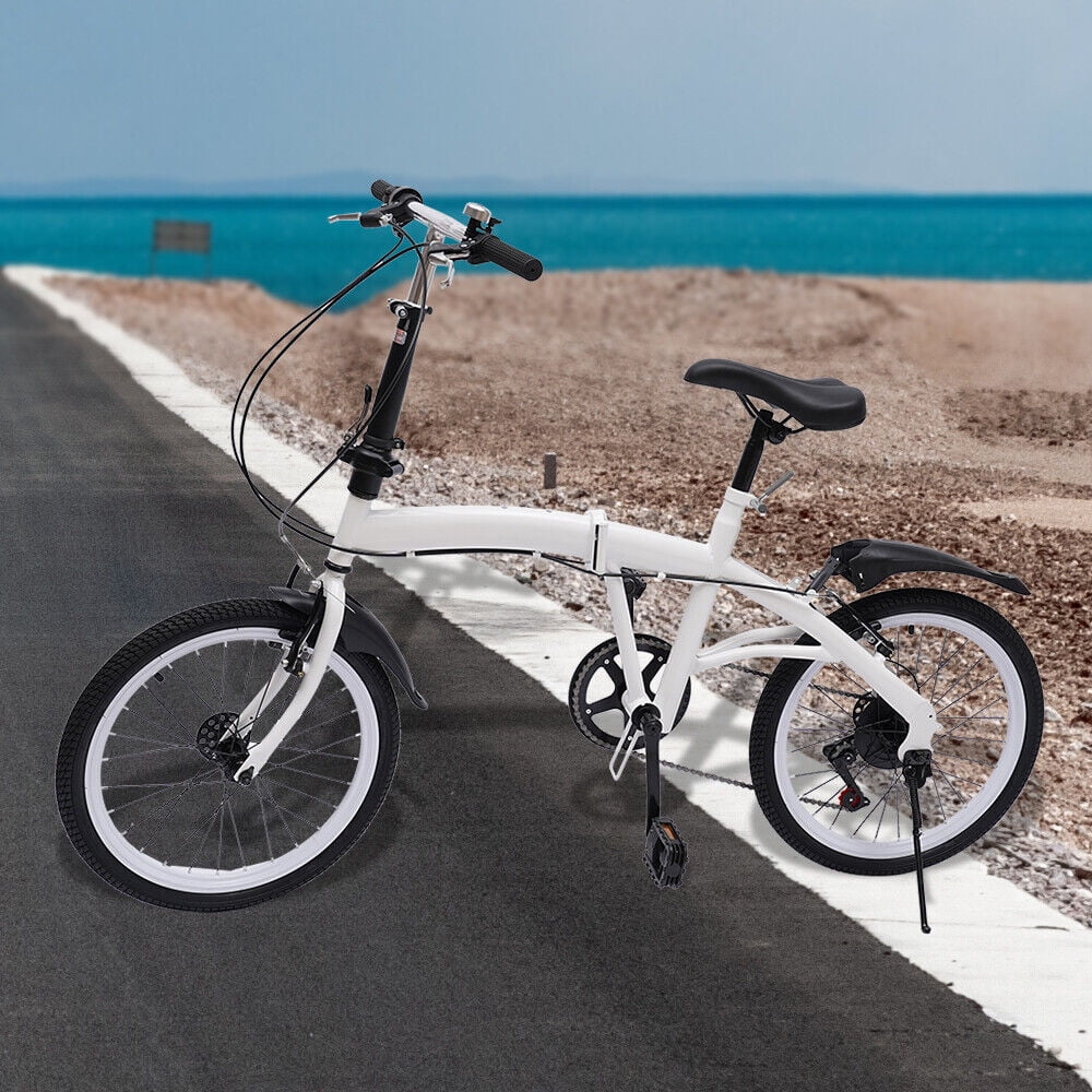 20-inch Folding Bike 7 Speed White X741